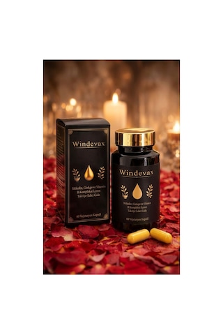 Windevax Sitikolin Ginkgo B1 Vitamini B6 Vitamini B12 Vitamini İçeren Takviye Edici Gıda 60 Kapsül