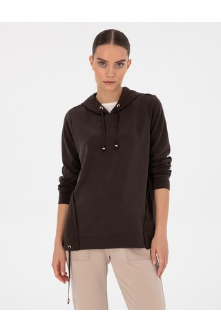 Pierre Cardin Kadın Kahverengi Sweatshirt 50314041-vr029 Kahverengi