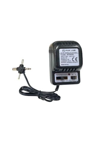Forline At500 3-12 Volt 500ma Ayarlı Çok Uçlu Adaptör
