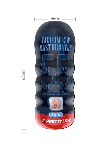 Truva Shop Pretty Love Vacuum Cup Gerçek Vajina Hissine Sahip 18 Cm Süper Mastürbatör