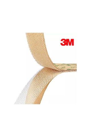 Sj4570 Şeffaf Cırt Dual Lock Yapışkanlı Cırt 1000 Kez Açılıp Kapanabilir 25mm X 25cm