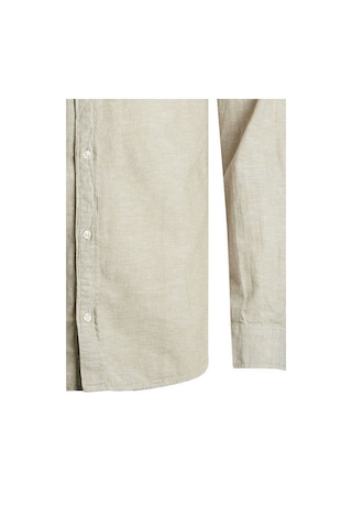Jack & Jones Uzun Kollu Pamuklu Erkek Keten Gömlek - 12248579 001