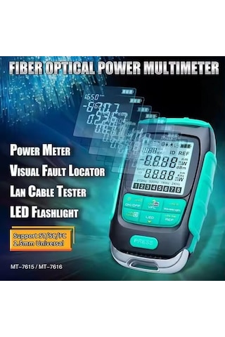 Proskit Mt-7616 Fiber Optik Güç Ölçer Kablo Test Cihazı