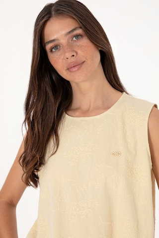 U.S. Polo Assn. Kadın Açık Haki Kolsuz Bluz 50299633-VR183