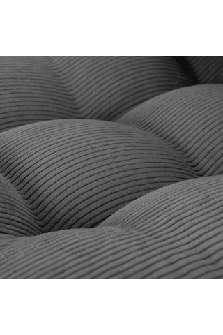 Mocca Fitilli Kadife Tek Kişilik Katlanır Yatak Katlanır Koltuk Gri