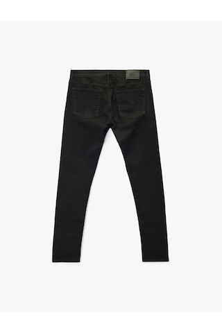 Koton Pamuklu Normal Bel Skinny Fit Jean Pantolon - Michael Jean Siyah 6wam40218nd Siyah