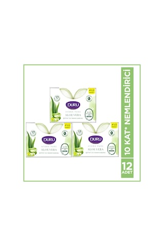 Duru Hydro Pure Aloe Vera 12 Adet Banyo Sabunu 12x135 Gr Aloe Vera