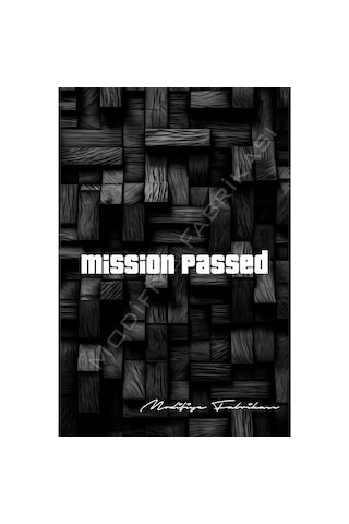 Mission Passed Sticker Folyo - Beyaz - 20 X 2.5 Cm