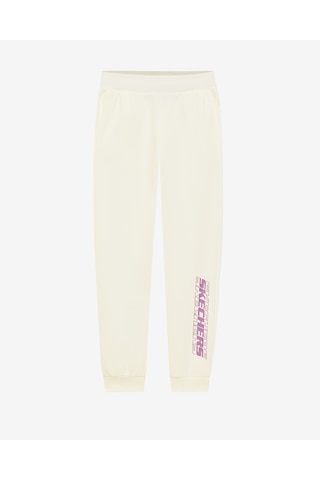 Skechers G 2xı-lock Jogger Sweatpant Büyük Kız Çocuk Beyaz Eşofman Altı Sk242054-102 Beyaz