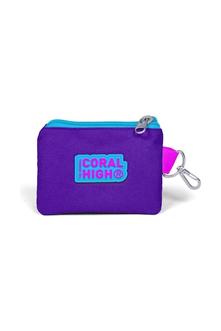 Coral High Kids Mor Pembe Kedi Desenli Bozuk Para Çantası 21866