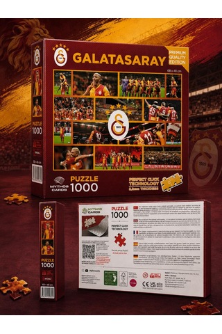 Mythos 1000 Parça Puzzle Galatasaray 2025/2026 Sezonu 68 X 48 Cm Resmi Lisanslı