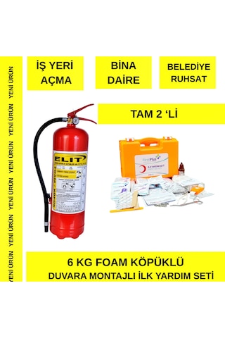 Belediye Ruhsata Uygun 6 Kg Foam Köpüklü + İlk Yarım Çantası
