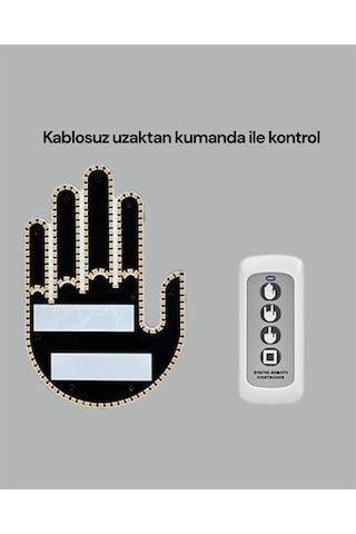 Aracınız İçin Eğlenceli Ve Güvenli İletişim: Led Jest Lambası, Uzaktan Kumandalı, Kolay Montaj Çok Renkli 61565375