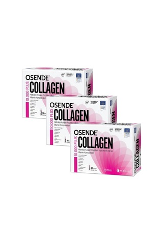 Tab Osende 10.000 Plus Collagen 30 x 40 ML 3'lü