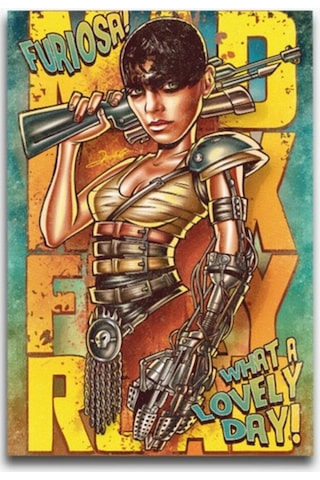 Mad Max Fury Road Ahşap Tablo 4mm