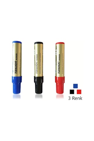 Permanent 10mm Marker Koli ve Çuval (KIRMIZI-MAVİ-SİYAH)
