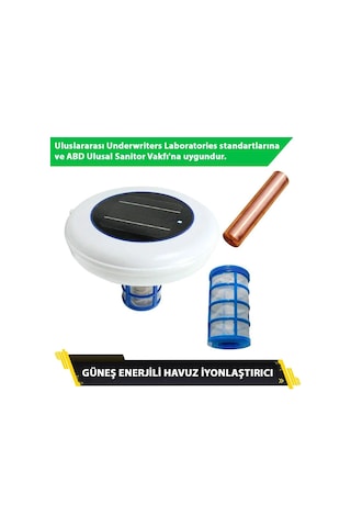 Mkc Güneş Enerjili Havuz İyonlaştırıcı