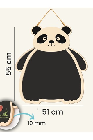 Ncpuzzles Panda Yazı Tahtası Çok Renkli