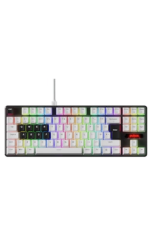 Pulsar PCMK2HE821W HE %80 TKL ISO Hall Effect Manyetik Switch RGB Hotswap Mekanik Oyuncu Klavyesi