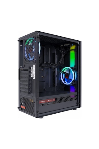 Rampage Bronze Victory 600W 80+ Mid Tower Bilgisayar Kasası Siyah