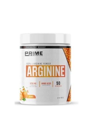Prime Nutrition L-Arginine Portakal Aromalı 400 G