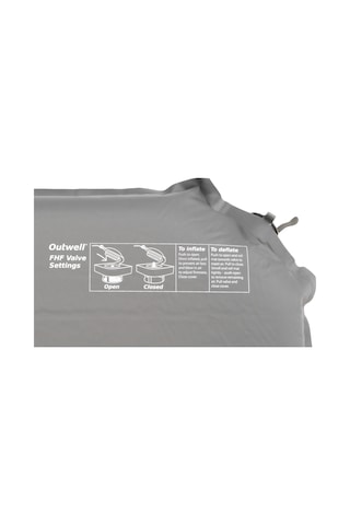 Outwell Sleepin Single 7.5 Cm Yalıtımlı Şişme Mat Blk. Siyah