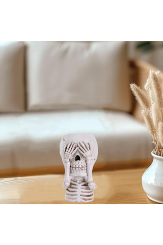 Suntek Kafatası Çiçek Saksısı Cadılar Gözlerini-kapat