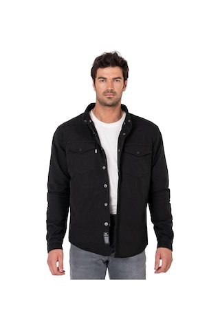 Thebikerjeans Eagle Black Korumalı Motosiklet Gömleği Erkek