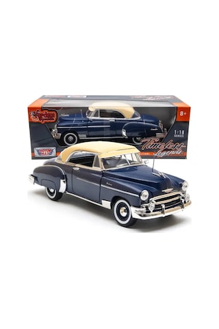 Motor Max 1:18 1950 Chevy Bel Air Diecast Model Araba Mavi