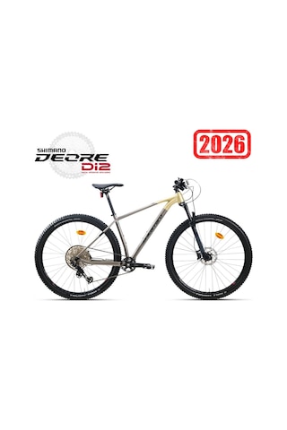 Carraro Big 912d Pro Di2 29 Dağ Bisiklet 1x12v Metalik Gri L/48 Siyah