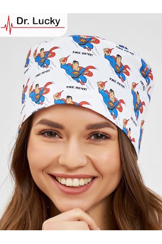 Dr. Lucky Pamuklu Süpermen Tıbbi Bone, Zaten İlaç Ediyorum 339060069