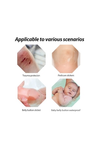 Maoyaya 60 Adet Su Geçirmez Bebek Kulak Yama, Bebek Duş-yüzme Uygun