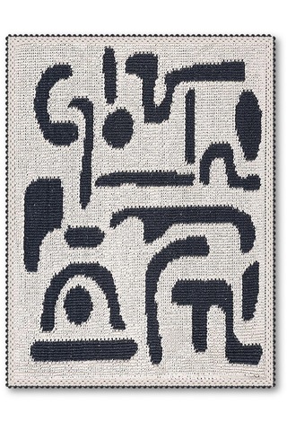 Coolshape Doğal Pamuklu 2'li Banyo Kilim Seti 60x100+50x60 Cm - Antrasit