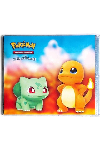 Koleksiyoner Pokemon Kart Albümü - Kartlık - Charmender-bulbasaur Model 240 Kartlık