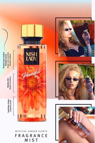 Nishlady Peaceful Body Mist Vegan Vücut Spreyi 260 ML
