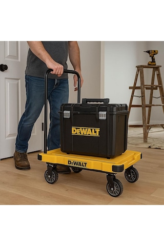 Dewalt Dwt710 200kg Profesyonel Katlanabilir Dört Tekerlekli Yük Ve Paket Taşıma Arabası