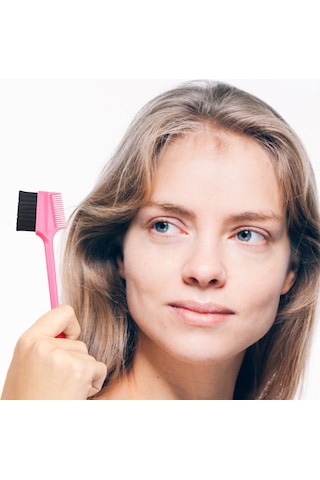 Mufunye Renkli Kaş Fırçası - Siyah, Pembe, Gül Pembesi, Mor Seçenekleri İle Dayanıklı Reçine Ve Naylon Malzeme Diğer