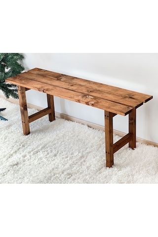 Weblonya Ahşap Bank Bench Mutfak Sandalyesi 51992