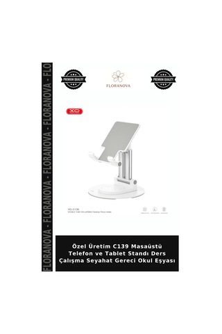 Özel Üretim C139 Masaüstü Telefon Ve Tablet Standı Ders Çalışma Seyahat Gereci Okul Eşyası