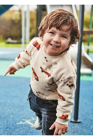 Mayoral Erkek Bebek Sweatshirt 2417 Krem