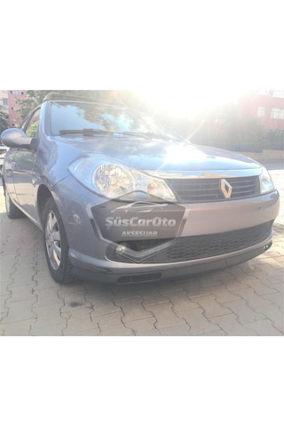 Renault Symbol 2008-2012 Thalia Uyumlu Üniversal Laguna Lip Esnek Ön Lip 2 Parça Tampon Altı Dil Karlık Ön Ek 00 Şüscaroto Aksesuar