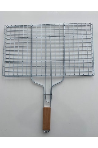 Mobilreyon Tel Izgara, Ahşap Saplı Mangal Izgarası, 32-42cm Boy