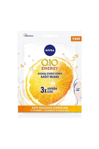 Nivea Q10 Energy Kağıt Maske 1 Adet