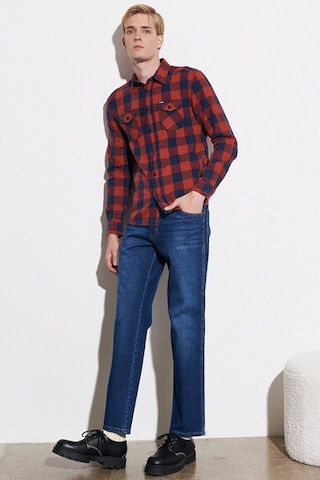 Wrangler Erkek Kot Pantolon W121017XTXT KOYU MAVİ Mavi