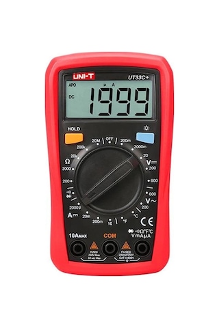 Uni-T UT-33C + 600 V Dijital Multimetre Ölçü Aleti