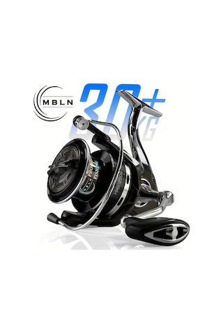 Motion003 Mbln Marka Hm R2-12000 Serisi Buyuk Boy Doner Makara Aliminyum Alasim Spool Guclu Frenleme Tuzlu Su Balikcilik Makarasi