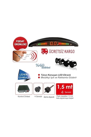 Türkçe Konuşan Park Sensörü 4 Gözlü