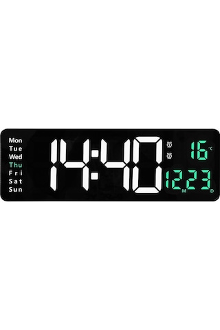 Novahub Ev Dijital Saat Led16 Geniş Ekran, Fonksiyonlu Modülatif Diğer