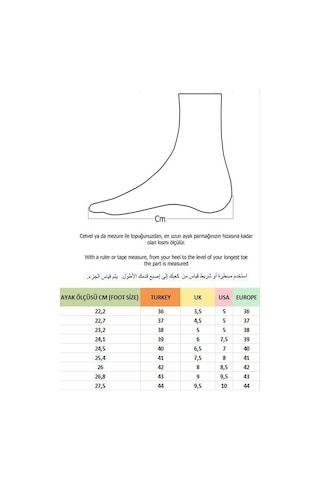 Muggo Tam Kalıp Unisex Sneaker Ayakkabı