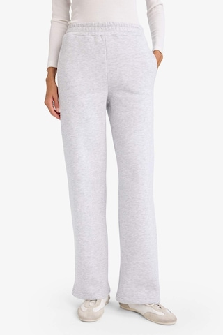 Defacto Straight Fit Basic Düz Cepli Yüksek Bel Eşofman Altı B8571ax25augr93 Gri-gr93